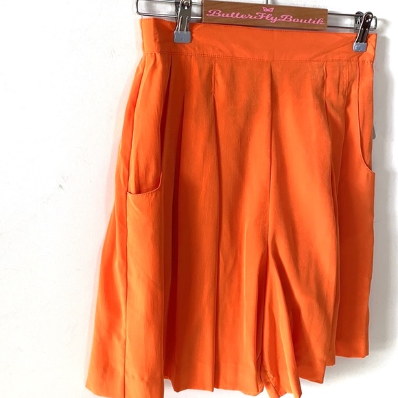Vintage Howard Wolf Orange Shorts with pockets, Size 8, New with tag - Picture 3 of 8